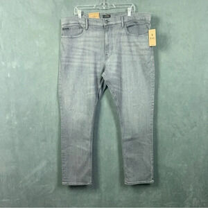 NWT polo ralph lauren the sullivan slim grey jeans low stretch men’s